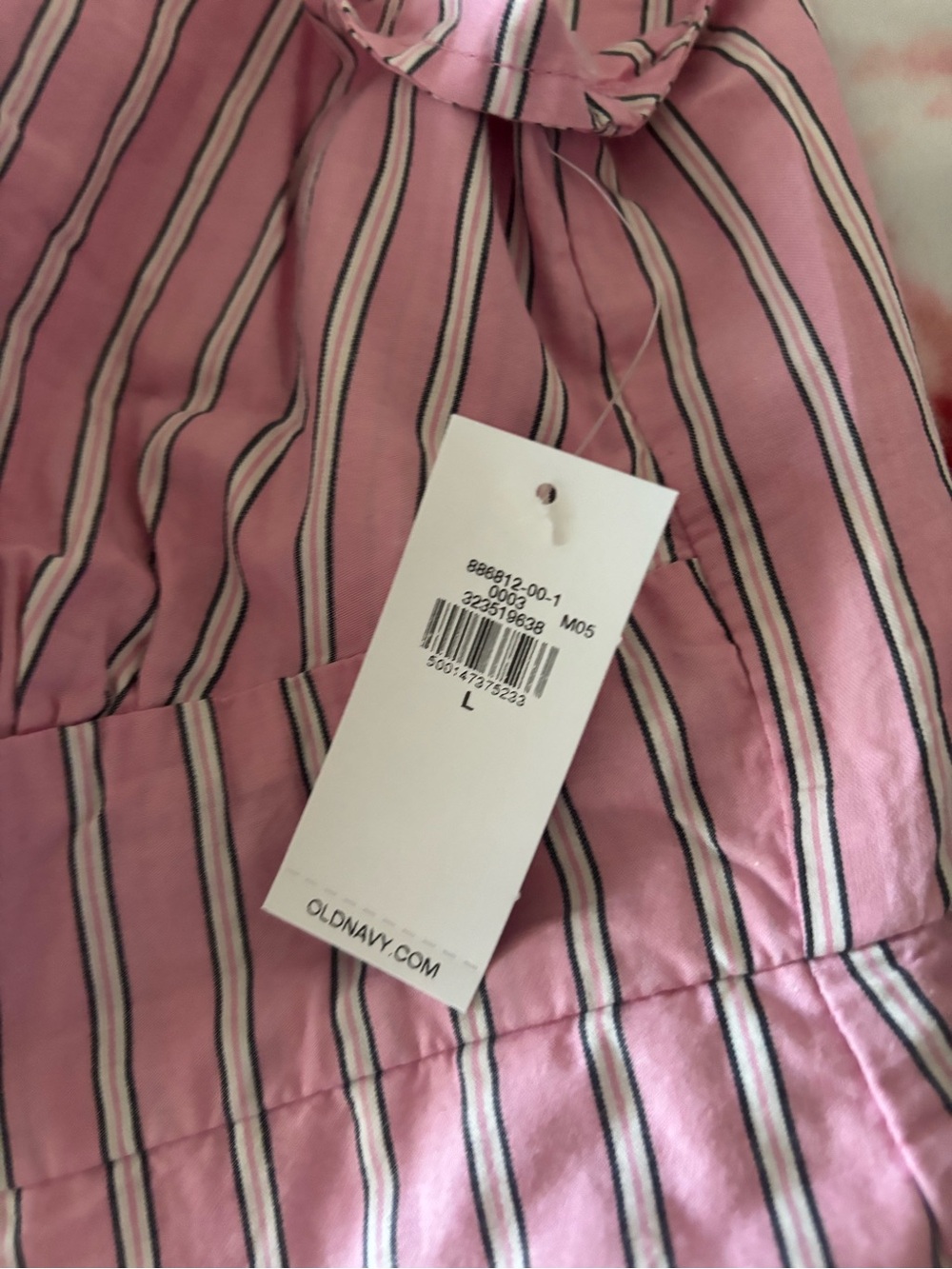 Old Navy Pink Striped Dress Top - Picture 4 of 4